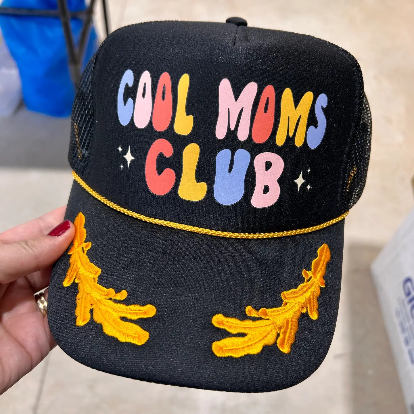 Captain of the Cool Mom's Club Trucker Hat