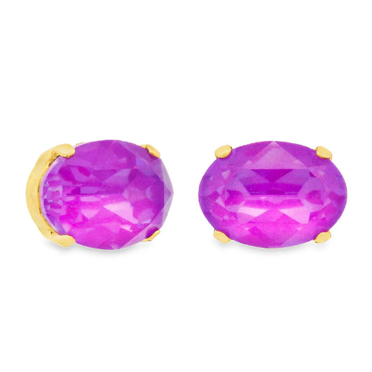 TOVA - Iza Studs in Electric Violet Ignite