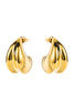 Hollow Chunky Hoop Earrings