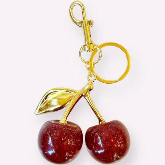 Dazzling Cherry Keychain