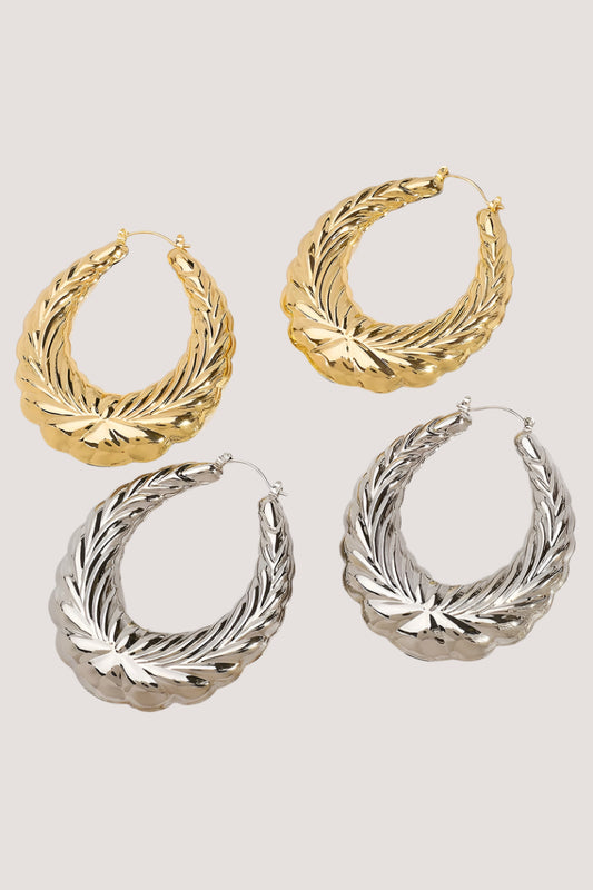 Esmerelda Chunky Hoop Earrings