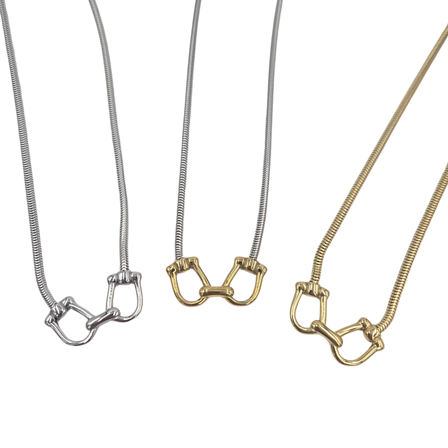 WP - Horseshoe Necklace (3 Colors)