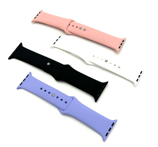 Silicone Bands for Apple Watch - 4 Colors