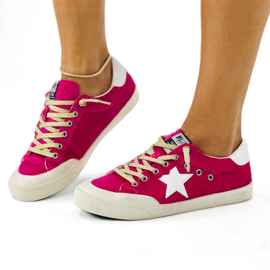 Magenta Star Of The Show Sneakers