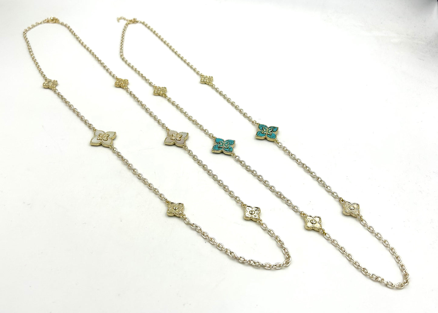 WP - The Flowing Fortune Long Necklace - 3 Colors