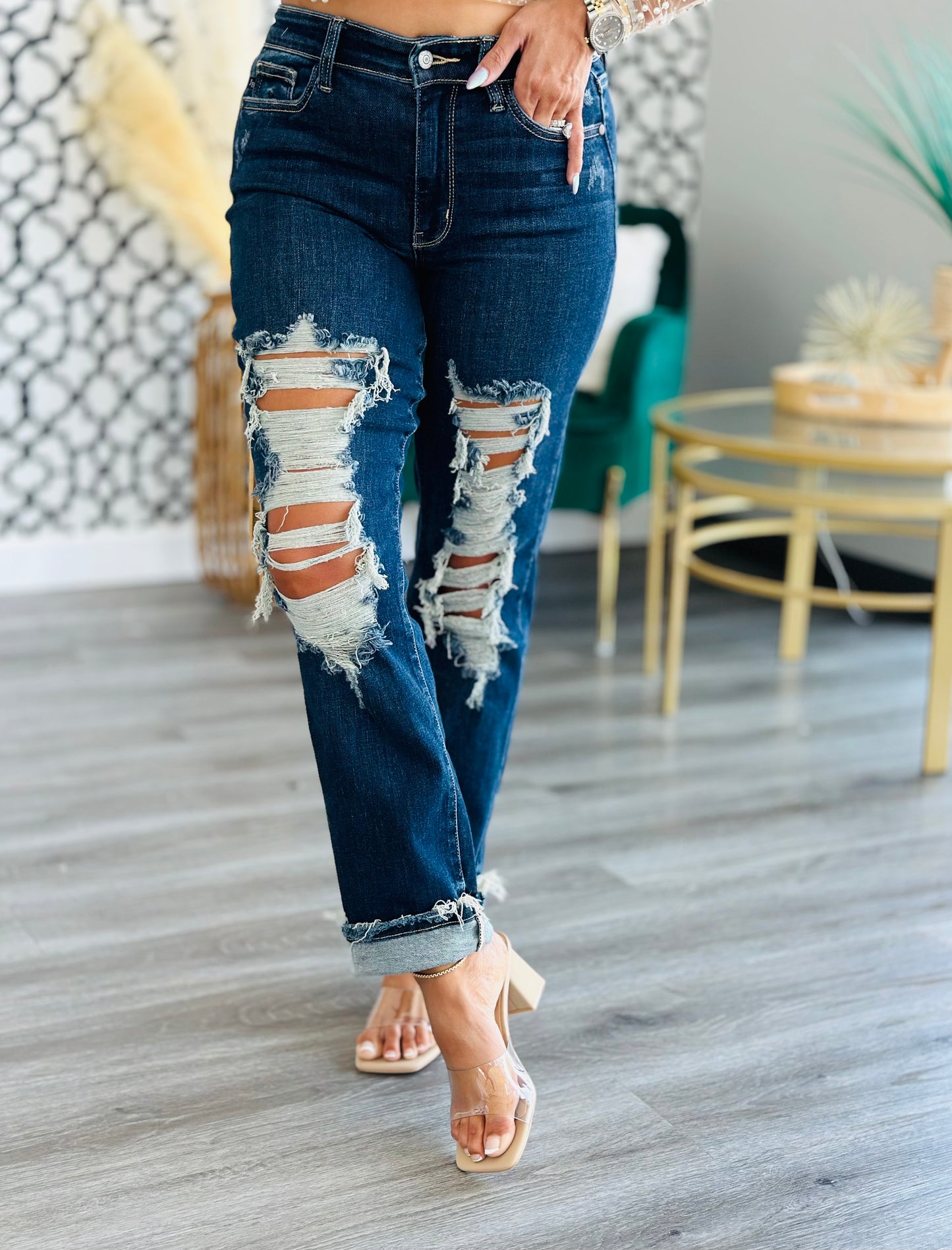 Judy Blue Flawlessly You Straight Jeans (Reg & Plus)