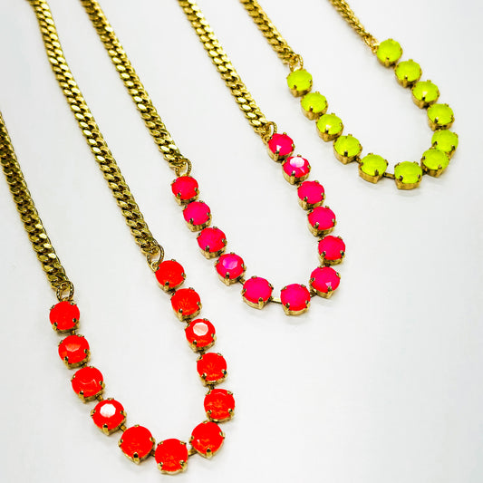 TOVA - The Mini Oakland Necklace in Electrics - 3 Colors