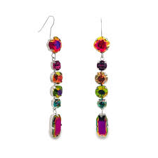 TOVA - The Louise Earrings in Antique Silver