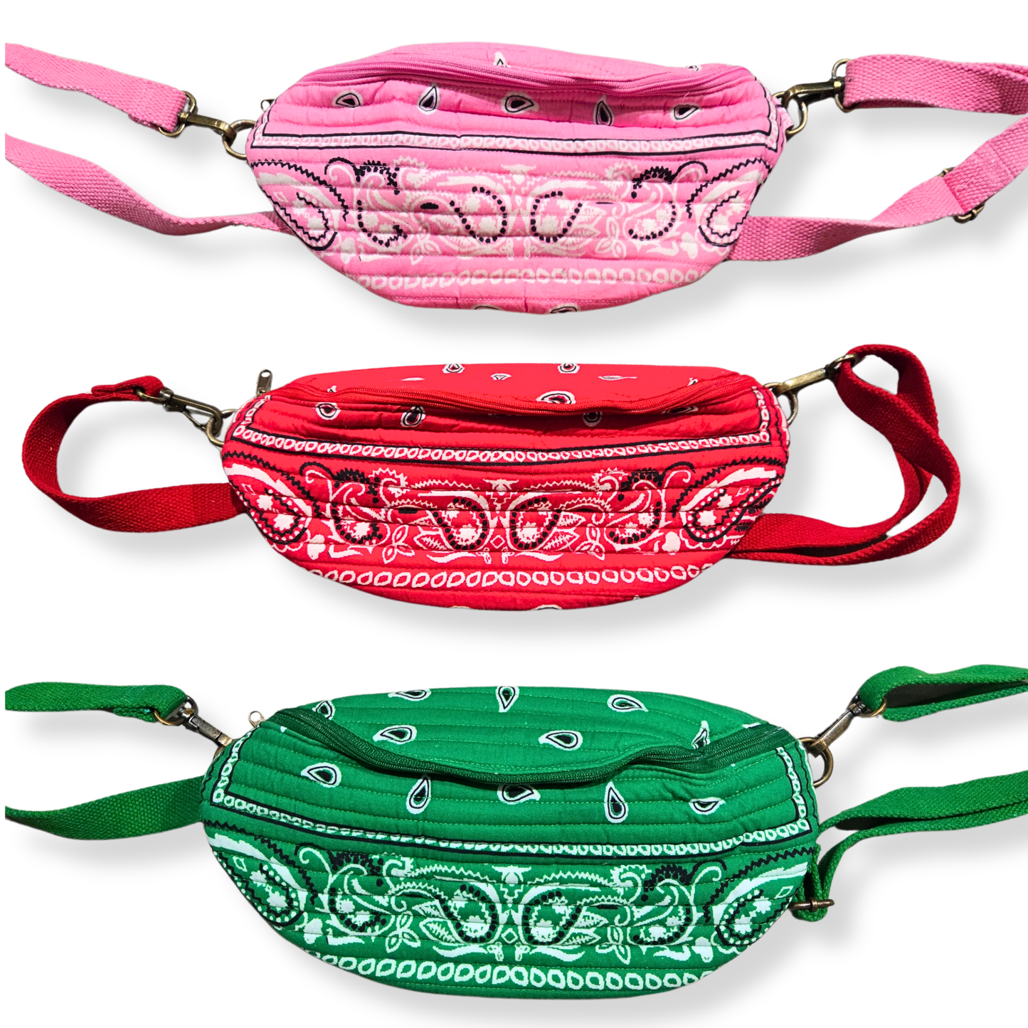 Paisley Print Crossbody Bag (3 colors)