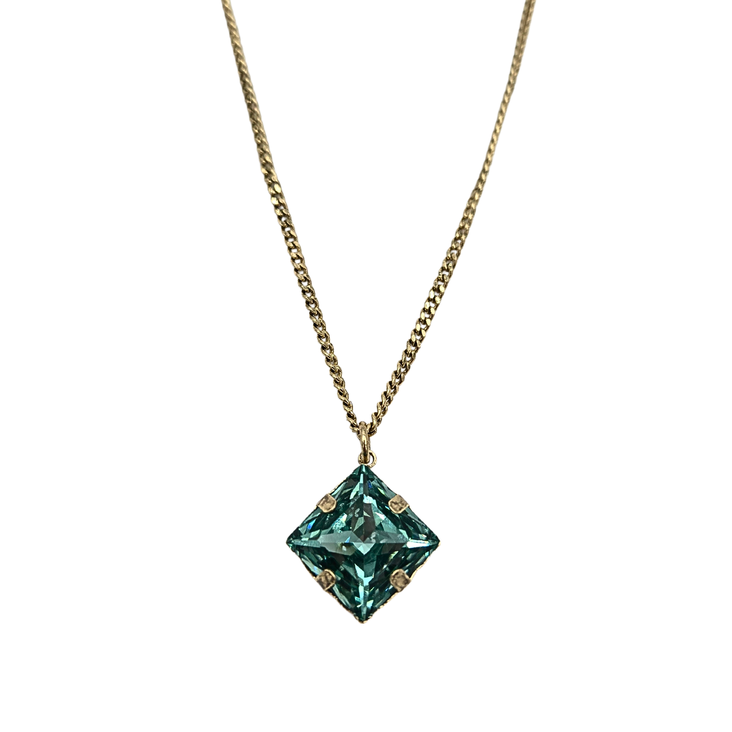 SIENNA - Nicolette Necklace - Aqua Champagne
