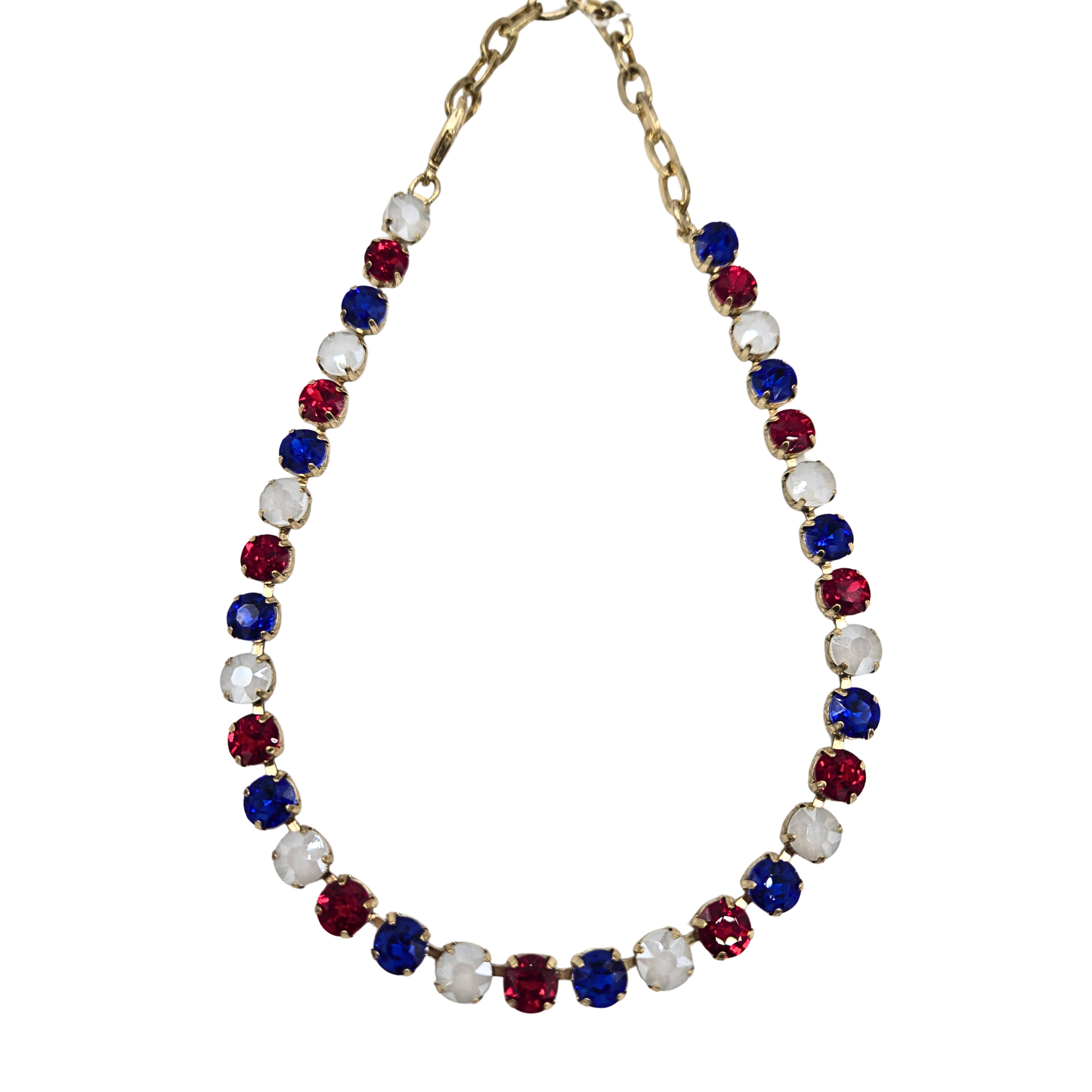 Sienna - The Ollie Necklace in 4th of July Mix