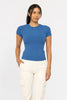 Essential Short Sleeve Micro-Ribbed Tee (Reg.)-5 Colors