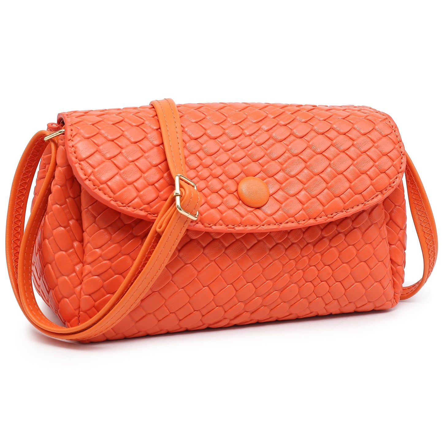 Woven Flap Crossbody Bag- 3 Colors