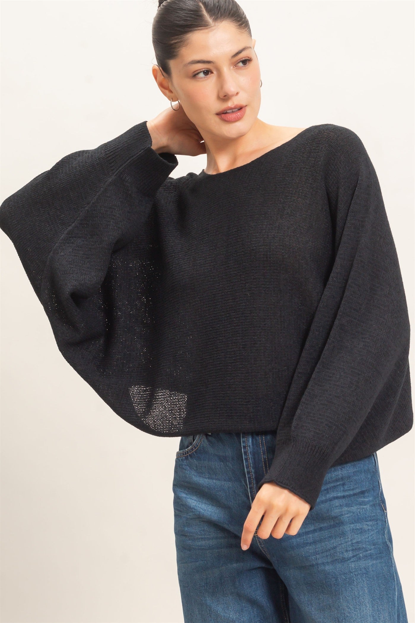 Essential Boat Neck Sweater Top (Reg.) - 4 Colors
