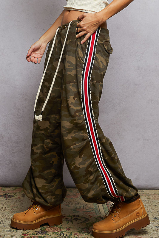POL Olive Camo Roomy Legs Pants (Reg.)