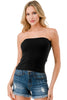 Waist Length Seamless Tube Top (Reg & Plus)-2 Colors