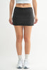 Black Mineral Wash Mini Skort (Reg)