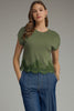Sweater Knit Lace Hem Top (Reg.) -3 Colors
