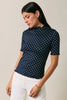 Polka Dot Merrow Hem Top (Reg.) - 2 Colors