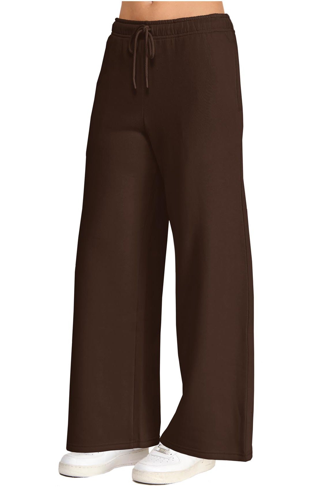 Wide Leg Mid Rise Sweatpants (Reg.) - 4 Colors