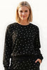 Polka Dot Fleece Lined Sweatshirt (Reg.) - 2 Colors