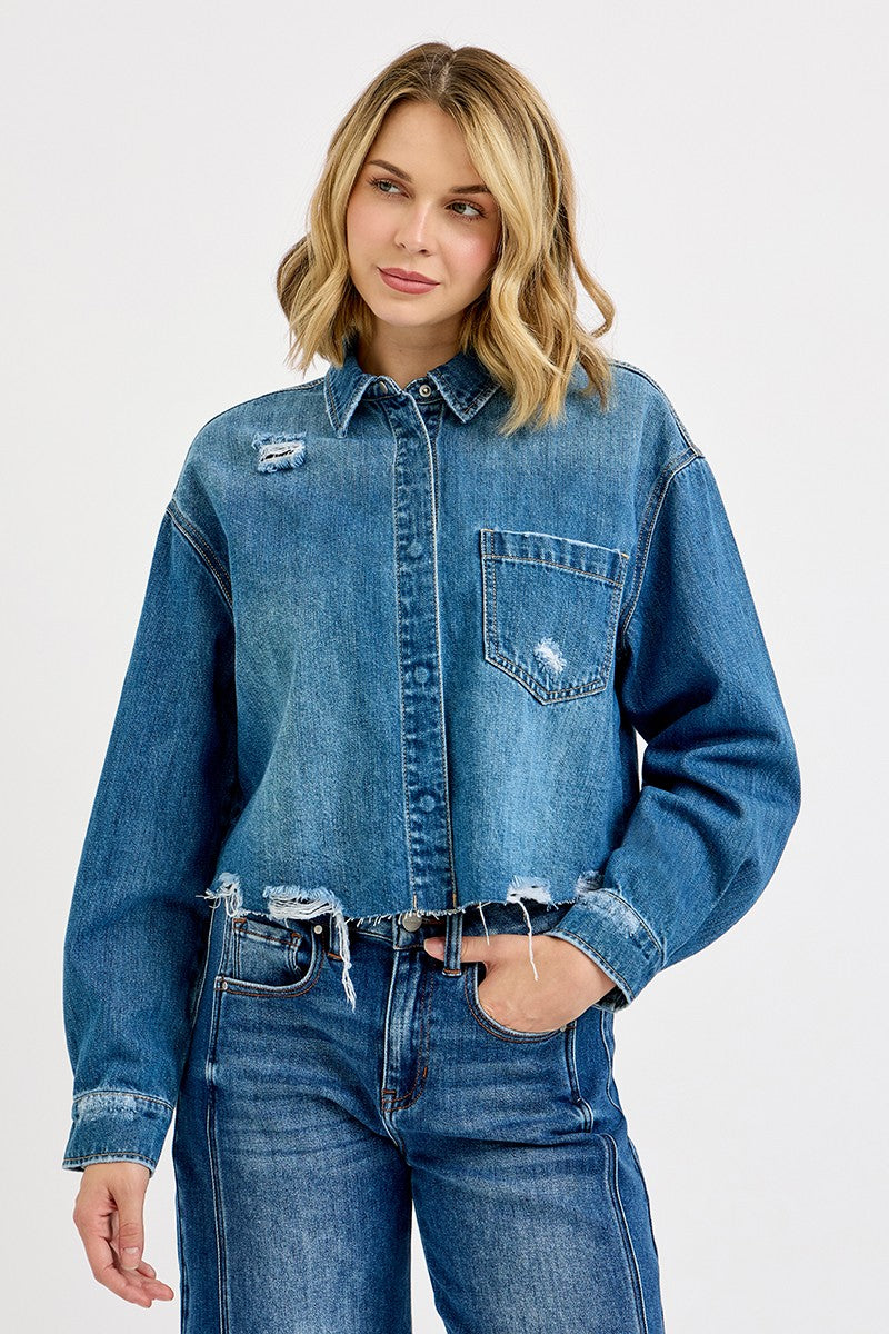 Risen Medium Denim Shirt (Reg.)