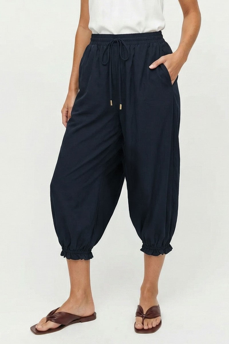 Balloon Capri Jogger Pants (Reg.) - 3 Colors