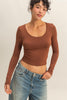 Long Sleeved Fitted Top (Reg.)- 6 Colors