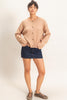 Essential Rolled Edge Sweater Cardigan (Reg.) - 7 Colors