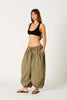Shirred Harem Pocket Pants (Reg.) - 2 Colors