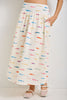 Fish Print Midi Skirt (Reg & Plus) - 2 Colors