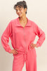 Taffy Pink Scuba Modal Zip Up Jacket (Reg.)