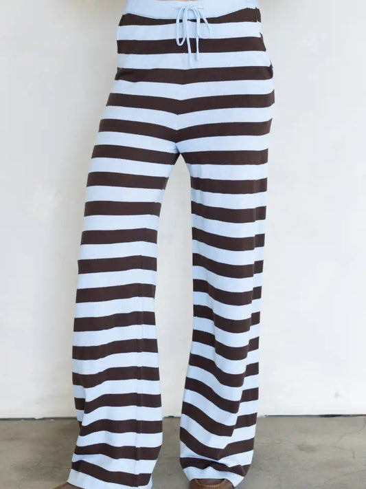 Baby Blue/Brown Striped Pants (Reg.)