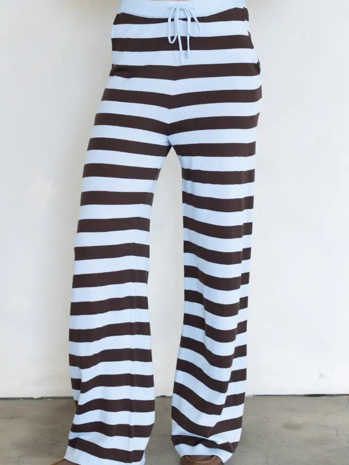 Baby Blue/Brown Striped Pants (Reg.)