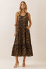 Sand Leopard Top & Midi Dress Set (Reg & Plus)