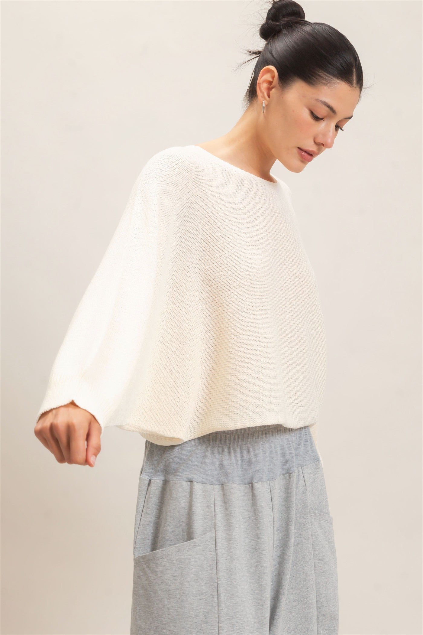 Essential Boat Neck Sweater Top (Reg.) - 4 Colors