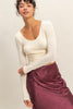 Long Sleeved Fitted Top (Reg.)- 6 Colors