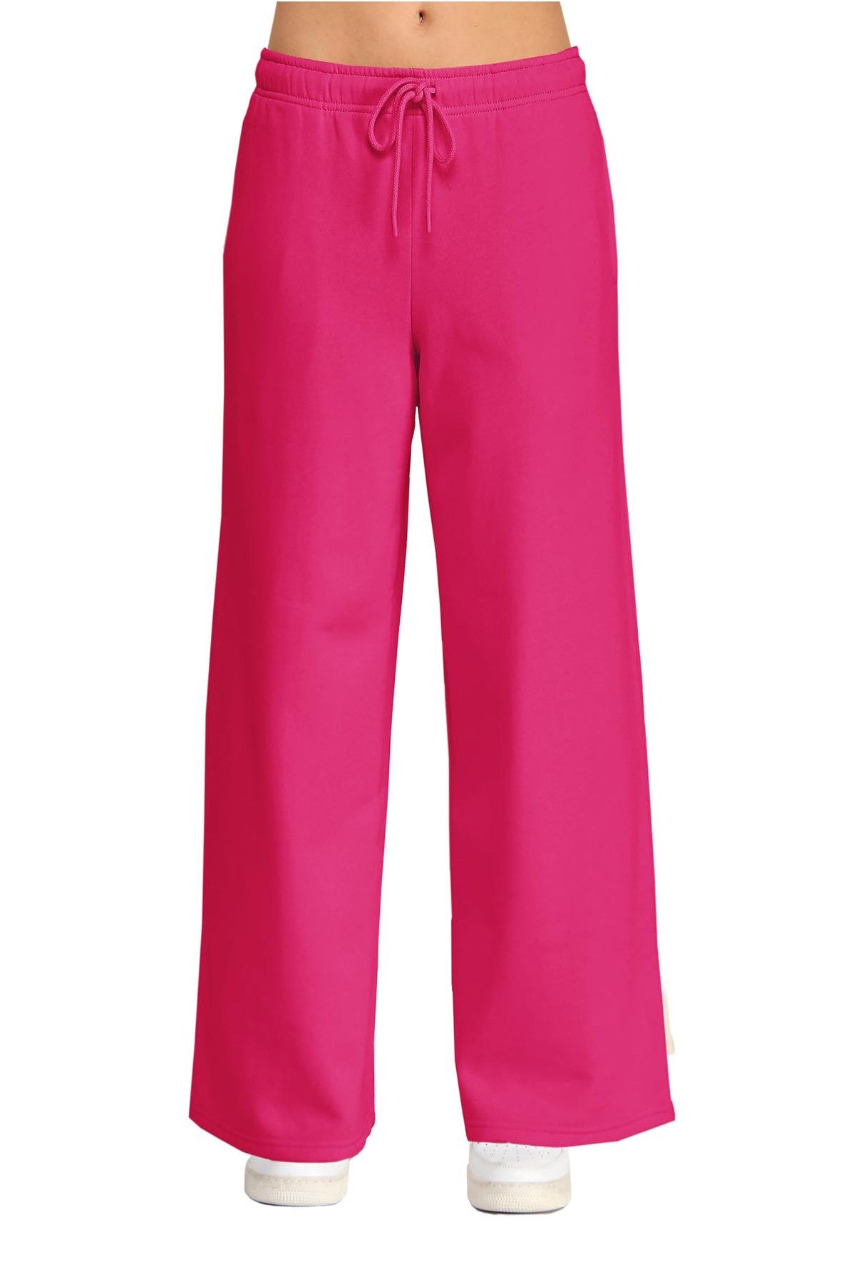 Wide Leg Mid Rise Sweatpants (Reg.) - 4 Colors