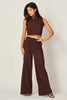 Crinkled Plisse Tank Top & Pants Set (Reg.)-4 Colors