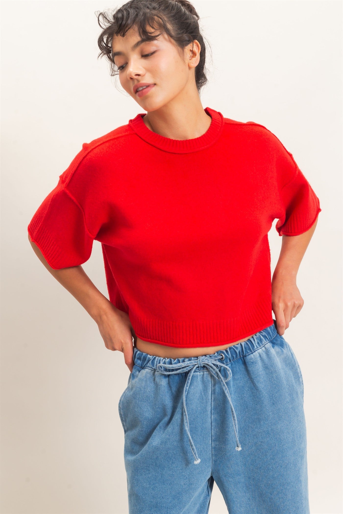 Waist Length Tee (Reg)- 5 Colors