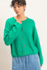Essential Rolled Edge Sweater Cardigan (Reg.) - 7 Colors