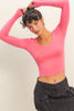Long Sleeved Fitted Top (Reg.)- 6 Colors