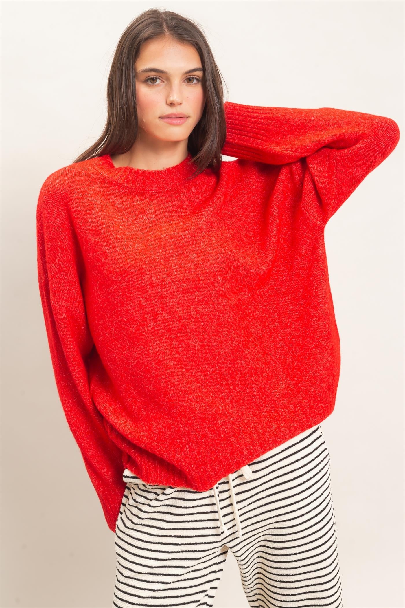 Essential Pullover Sweater Top (Reg.) - 7 Colors