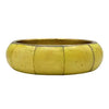 Brass Bangle with Colorful Bone (5 Colors)