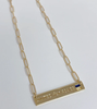 United For Peace Bar Necklace -2 Colors