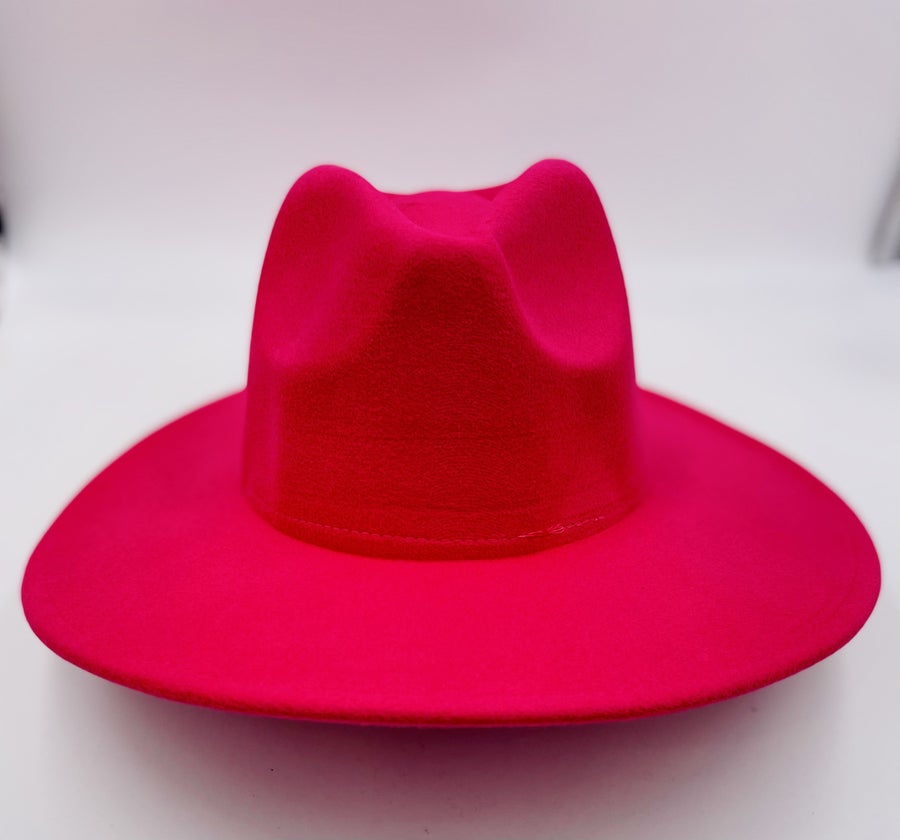 Hot Pink Fedora