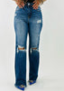 Risen Blue Legs For Days Straight Leg Jeans (Reg & Plus)